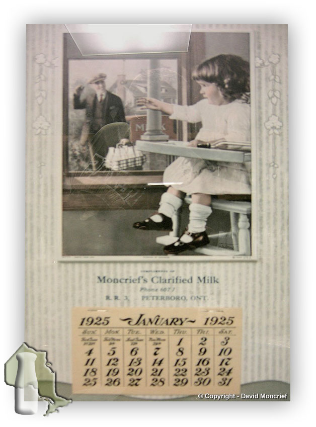1925 Calendar - Courtesy David Moncrief